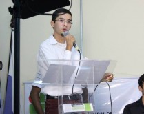 O presidente do DCE, Lucas Souza, aponta sobre a importância de movimentos estudantis
