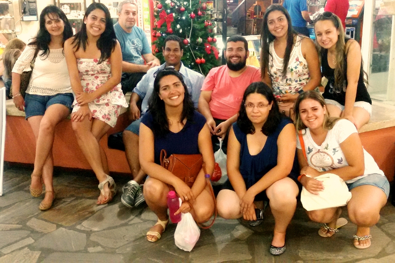     Professores e alunos de Caraguatatuba presentes no ENALIC em Natal - RN