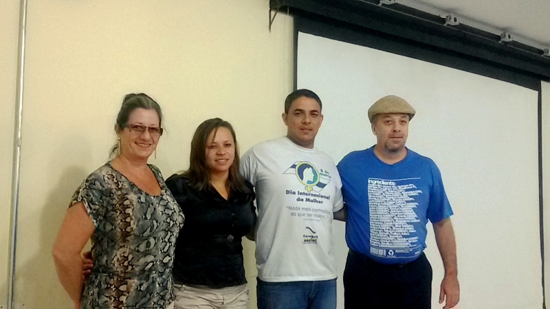 Cláudia, Monica, Luiz e Ricardo