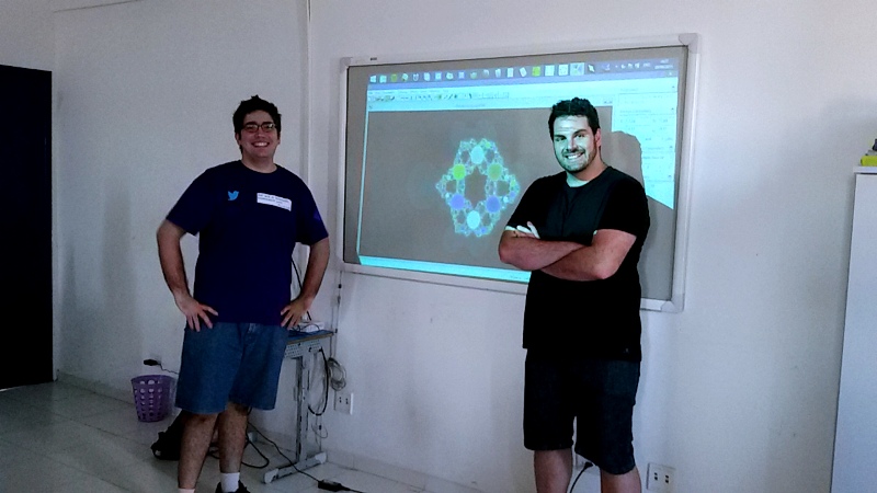 Lucas, Marcelo e uma figura construída por meio da polinomiografia