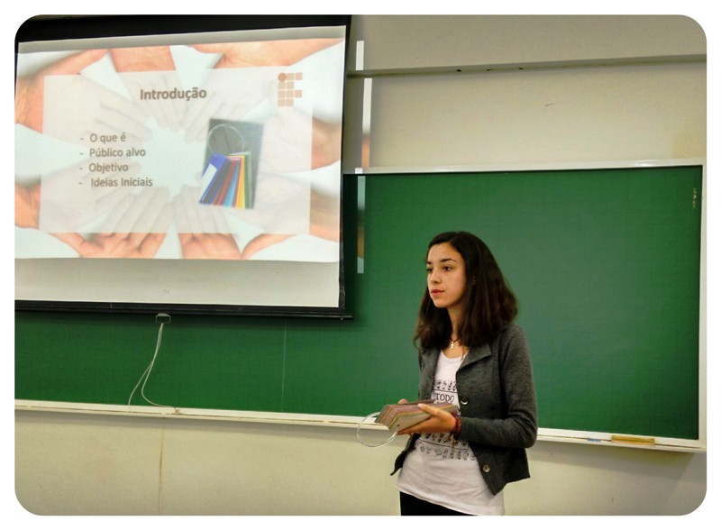 Apresentação da aluna Beatriz Cristina Rodrigues de Lima, do curso Superior de Tecnologia em Análise e Desenvolvimento de Sistemas – ADS