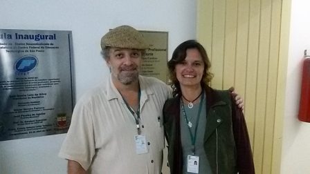 Professores Ricardo Plaza e Juliana La Salvia