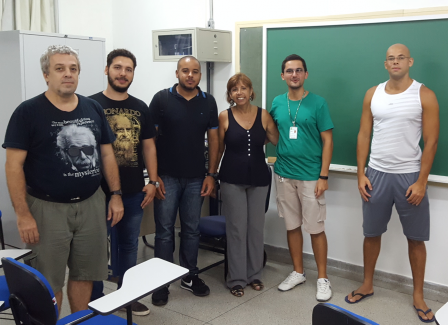 Professores presentes nas atividades de apresentação do curso de Licenciatura em Física