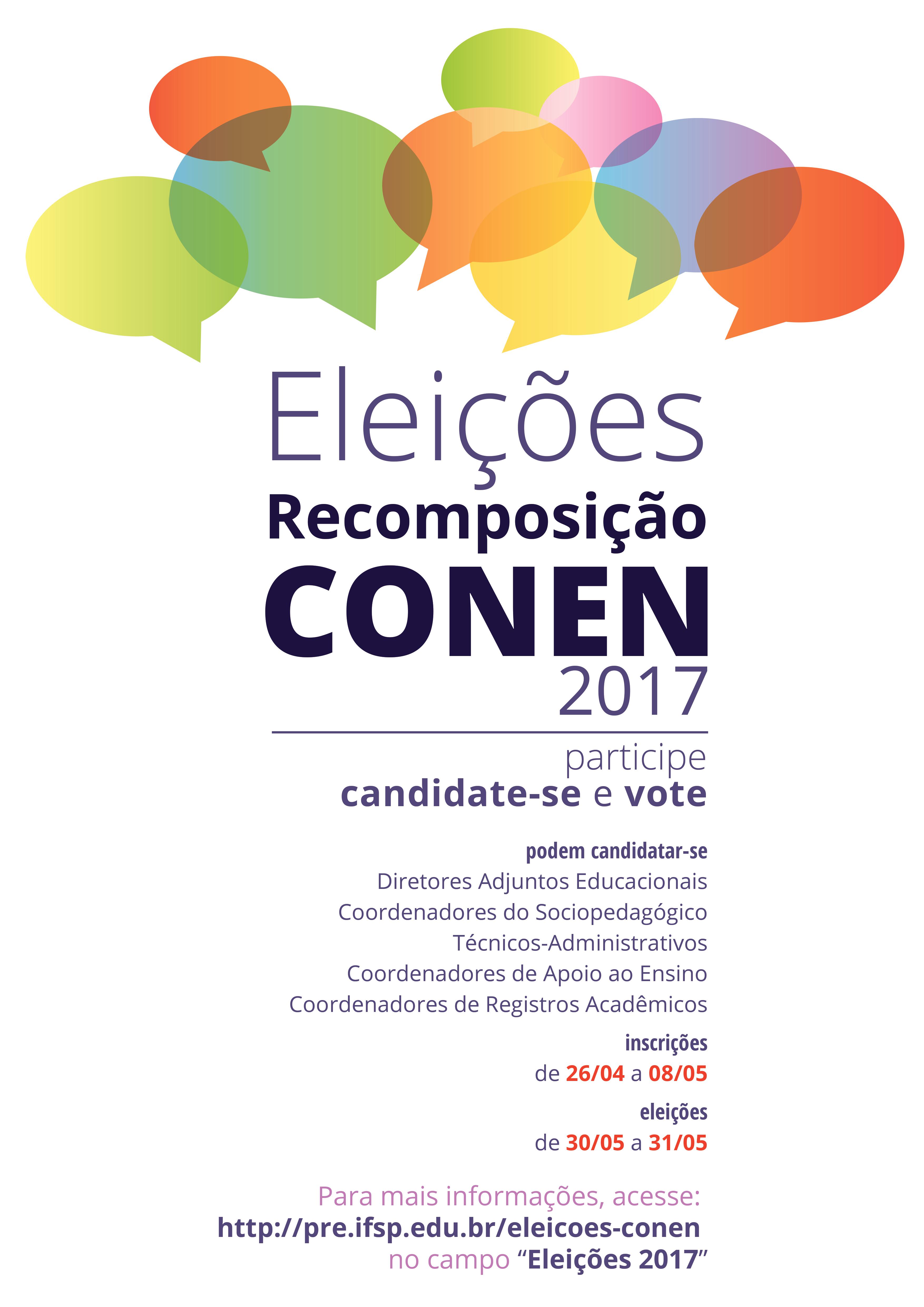 Candidate-se e participe do Processo Eleitoral para escolha dos