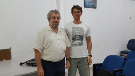 Professores Ricardo Plaza e Renan Cavichi