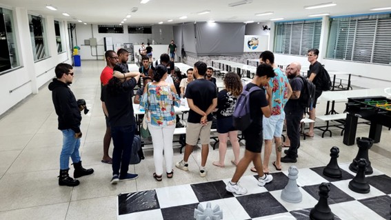 Imagem 5 Recepção aos ingressantes