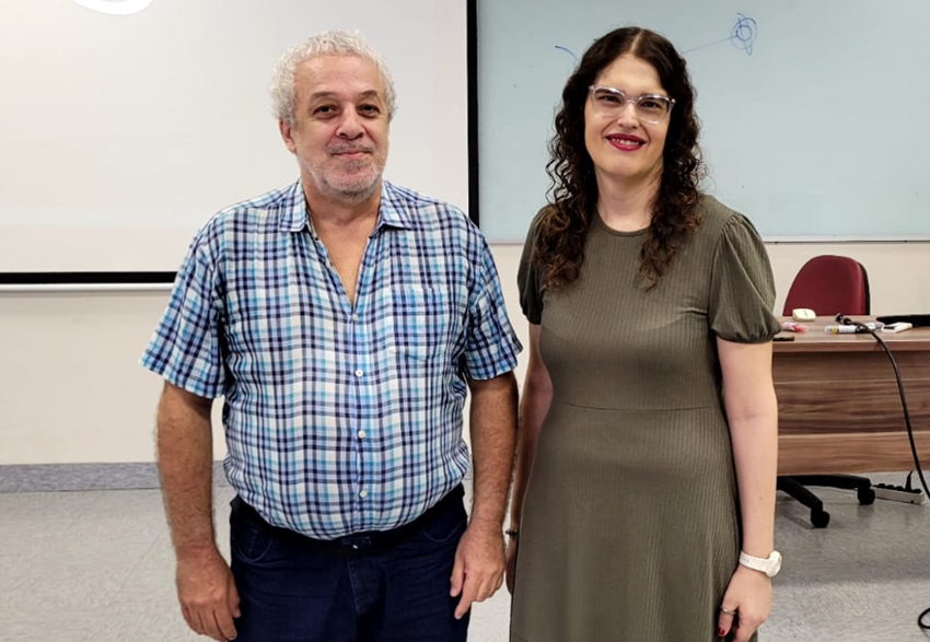 Imagem 6 Professores Ricardo Plaza e Daniela Mourão