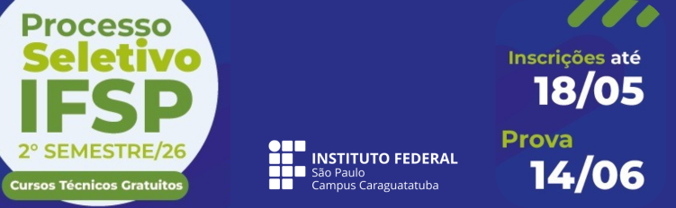 CURSOS TÉCNICOS - 2º SEMESTRE 2026