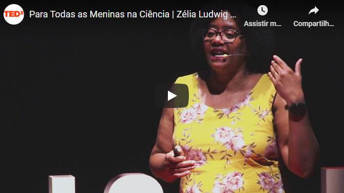 Foto: Palestra TED “Para Todas as meninas na Ciência” da física Zélia Ludwig