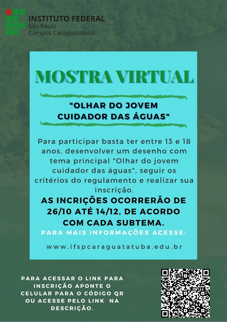 Mostra Virtual Olhar do Jovem Cuidador das Águas