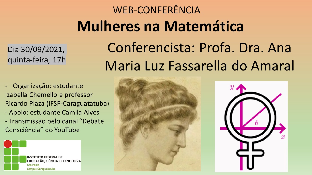 Web - Conferência Tratará da Inserção das Mulheres na Área da Matemática
