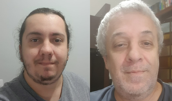 Imagem 1 – Rafael Sorensen e Professor Ricardo Plaza