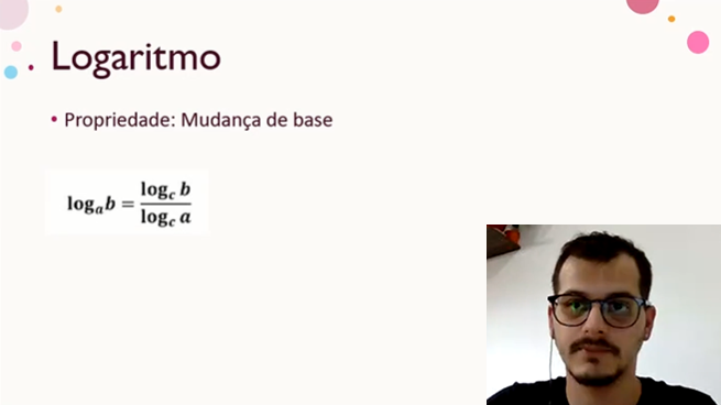 Aula do Prof. Me. Ruan Larisson sobre conceitos de matemática no curso de férias