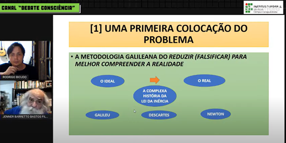 Imagem 5 - Slide apresentado pelo professor Jenner