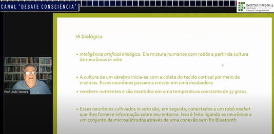 Imagem 5 - Slide apresentado pelo professor João Teixeira