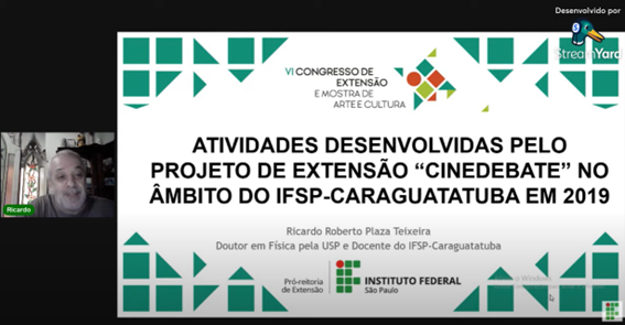 magem 1 – Trabalho apresentado sobre projeto fomentado pelo edital 147