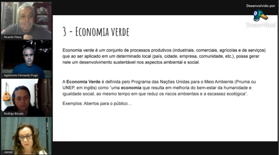 Imagem 5 – Slide sobre economia verde