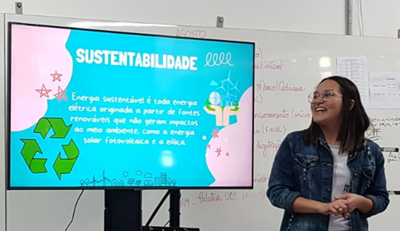 Imagem 9 Kamily explica sobre sustentabilidade