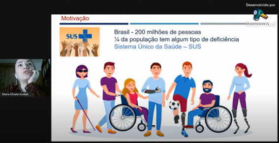 Imagem 4 – Slide sobre a motivação para o trabalho de pesquisa com próteses