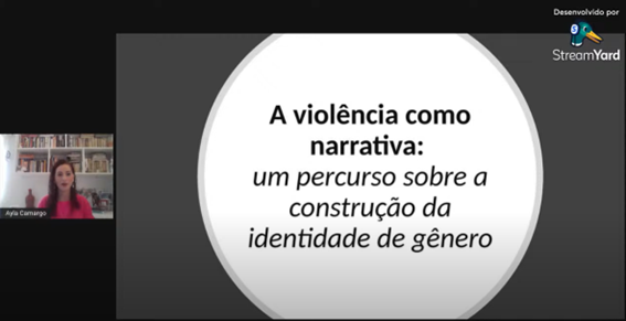 Imagem 3 – Slide inicial da apresentação da professora Ayla