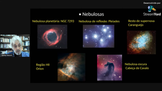 Imagem 3 – Slide sobre nebulosas