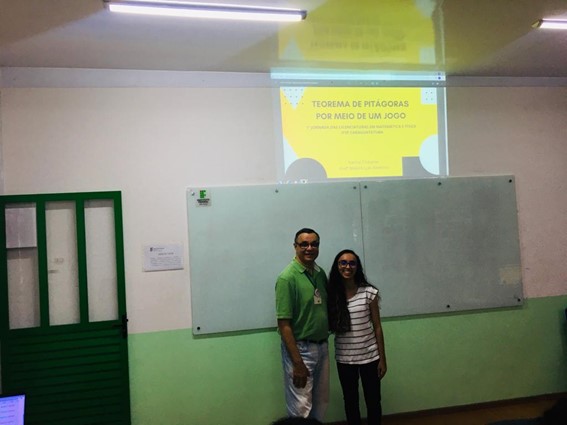 Imagem 18 – Professor Luis Américo e Karina Tristante