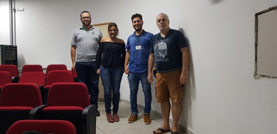 Imagem 22 – Professores José Roberto, Priscila, Alex e Ricardo