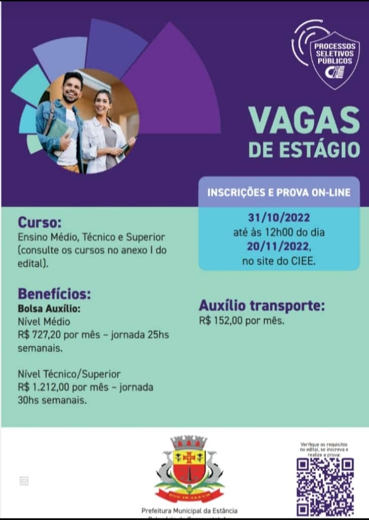 Imagem - oportunidade de estágio prefeitura Caraguatatuba