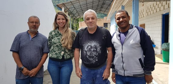 Imagem 5 – Professores Joaquim, Raysa, Ricardo e Alexsandro