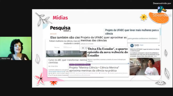 Imagem 6 – Artigos publicados sobre o Projeto Menina Ciência – Ciência Menina