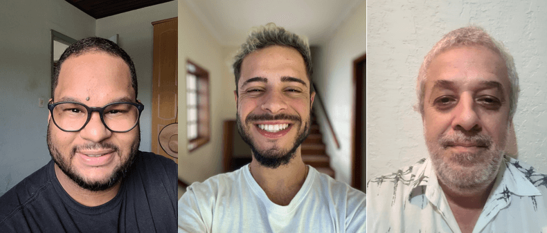 Imagem 1 – João Pereira, Vinicius Rosa e Ricardo Plaza