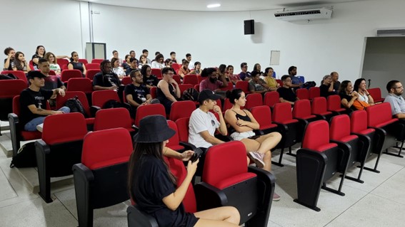 Imagem 1 – Recepção aos calouros da Licenciatura em Física do IFSP-Caraguatatuba