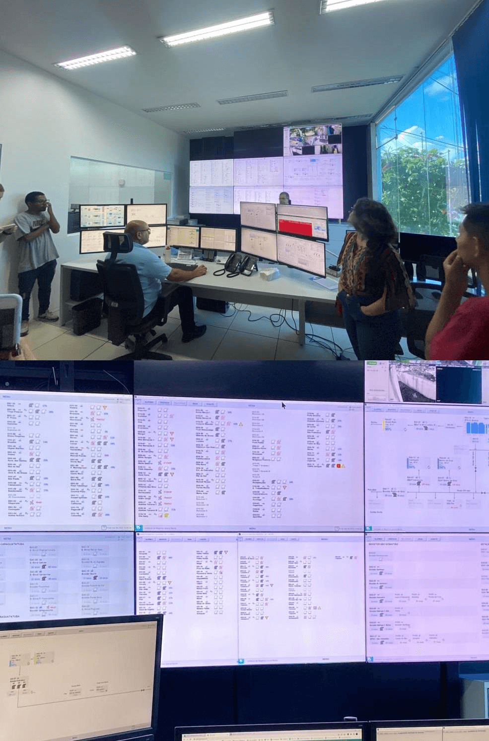 Figura 7 – Centro de Controle Operacional – SABESP Litoral Norte