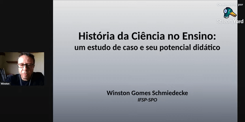 Imagem 3 – Slide do início do webseminário do professor Winston