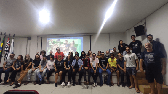 Imagem 1 – Alunos da Licenciatura em Física do IFSP-Caraguatatuba