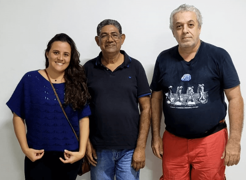 Imagem 3 – Professores Edmila da Mata, José Carlos e Ricardo Plaza