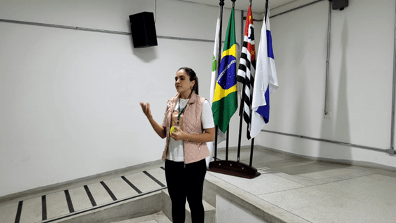 Imagem 5 – Diretora Juliana Bárbara Moraes