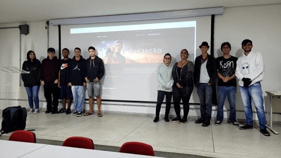 Imagem 1 – Alunos do segundo semestre da Licenciatura em Física