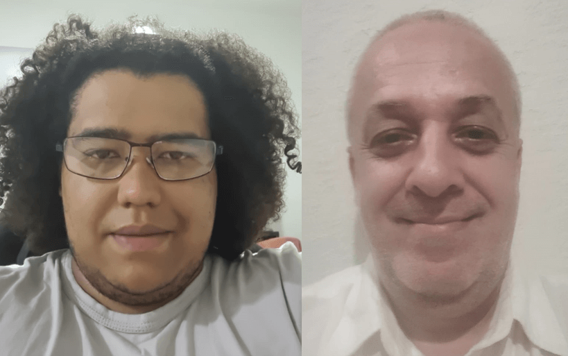 Imagem 1 – Rodrigo Godoy e professor Ricardo Plaza