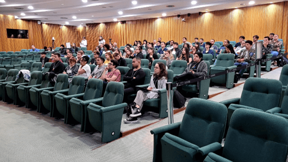 Imagem 17 – Auditório onde ocorreram as atividades da Miniescola de Física Espacial