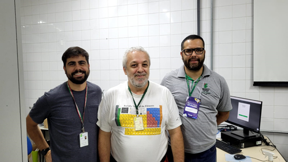 Imagem 3 – Professores Karel, Ricardo e José Roberto