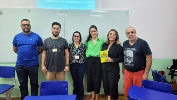 Imagem 5 – Professores José Roberto, Alex, Natalia, Caroline, Andressa e Ricardo