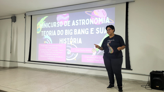 Imagem 21 – Nicoli em sua apresentação na sexta-feira