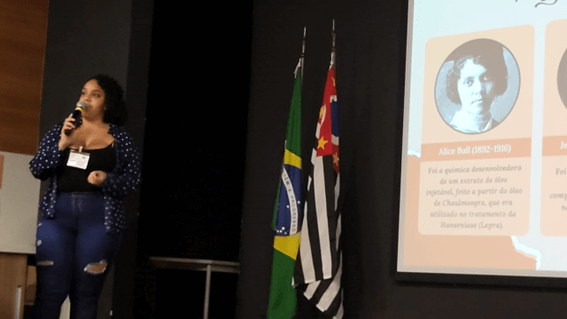 Imagem 8 – Apresentação feita por Livia Jeniffer