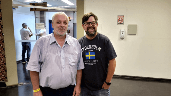 Imagem 20 – Professores Ricardo Plaza e Leandro Gasques