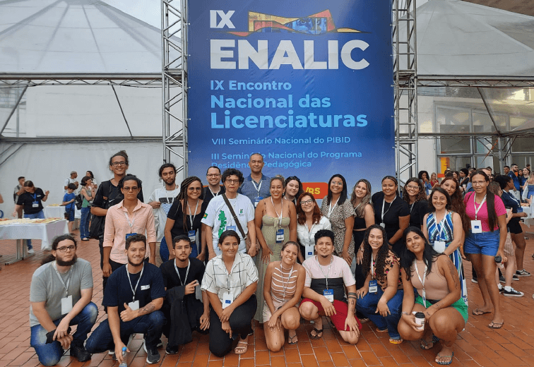 Imagem 3 – Estudantes do IFSP (de todo o estado de SP) presentes no IX ENALIC