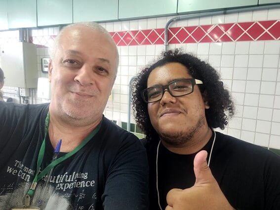 Imagem 10 – Professores Ricardo e Rodrigo