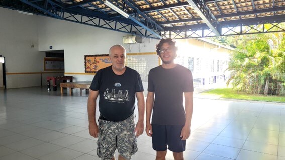 Imagem 2 – Professores Ricardo Plaza e Hugo Kenzo