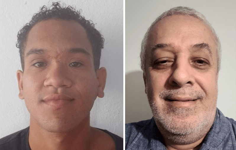 Imagem 1 – André da Silva Mendes e professor Ricardo Plaza