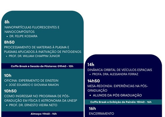 Imagem 9 – Programação da sexta-feira, 16 de agosto de 2024